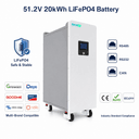 20.48kWh 400Ah 51.2V LiFePO4 Floor-Standing Battery - 1